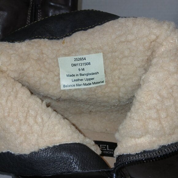 MICHAEL BY MICHAEL SHANNON ANKLE BOOTS, SHERPA LINED, NWOT, SIZE 9 - Picture 7 of 7